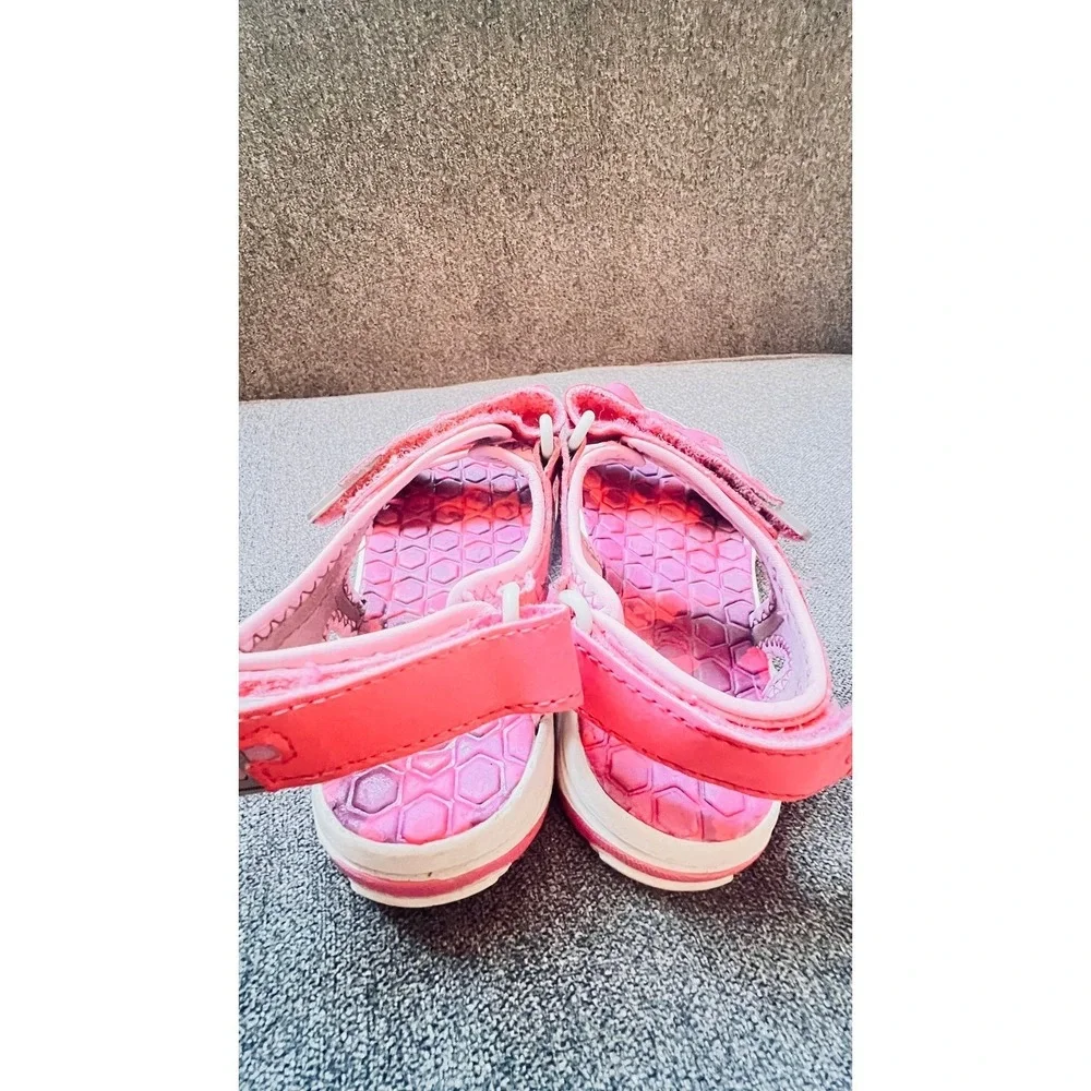 Eddie Bauer Sport Sandals Kids Size 12 Pink Adjustable‎ Straps Outdoor Hiking